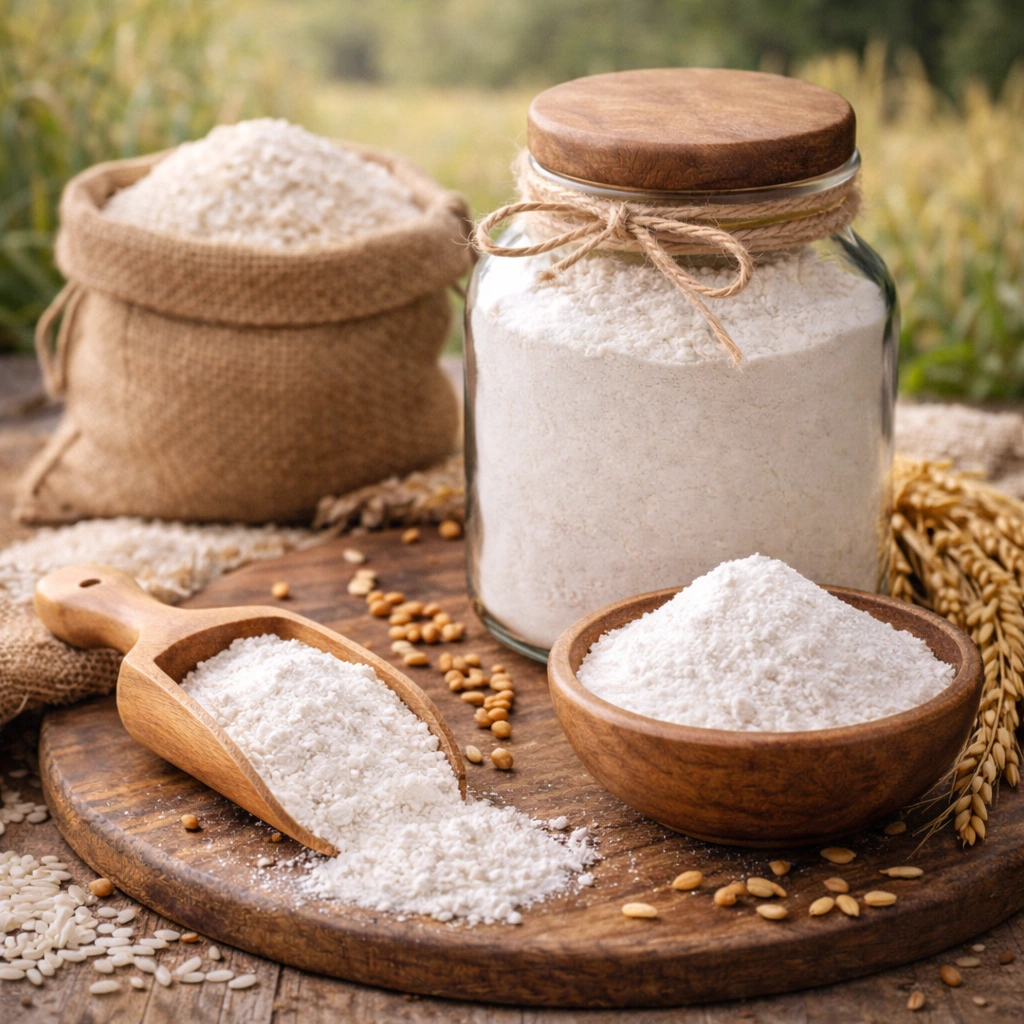 দেশি চালের গুঁড়া