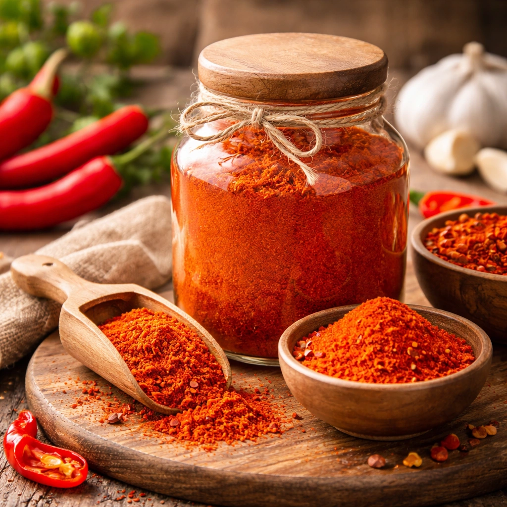 শুকনো লাল মরিচ গুঁড়া