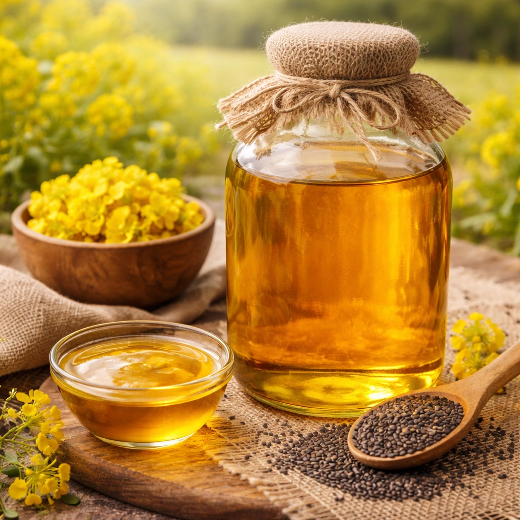 খাঁটি দেশি সরিষার তেল