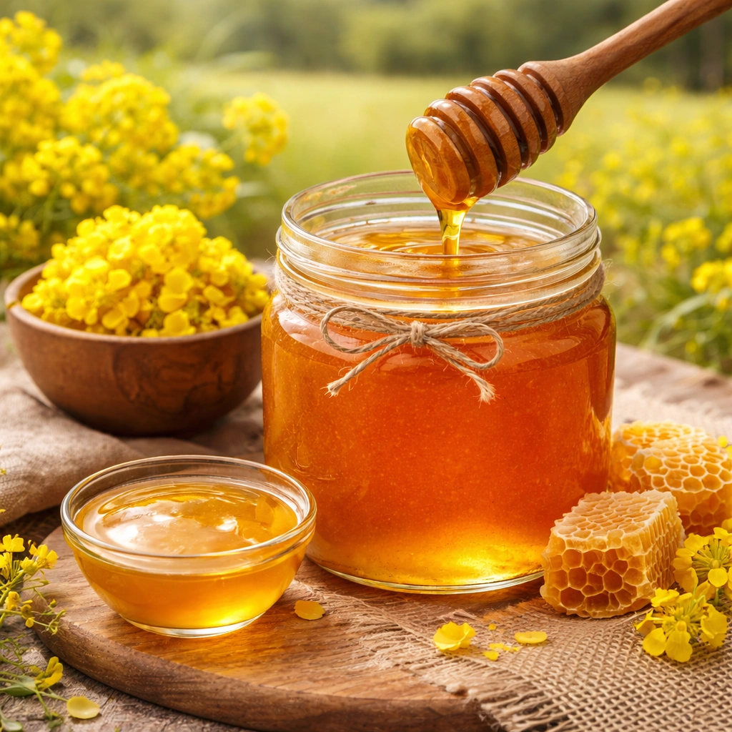 প্রাকৃতিক সরিষা ফুলের মধু